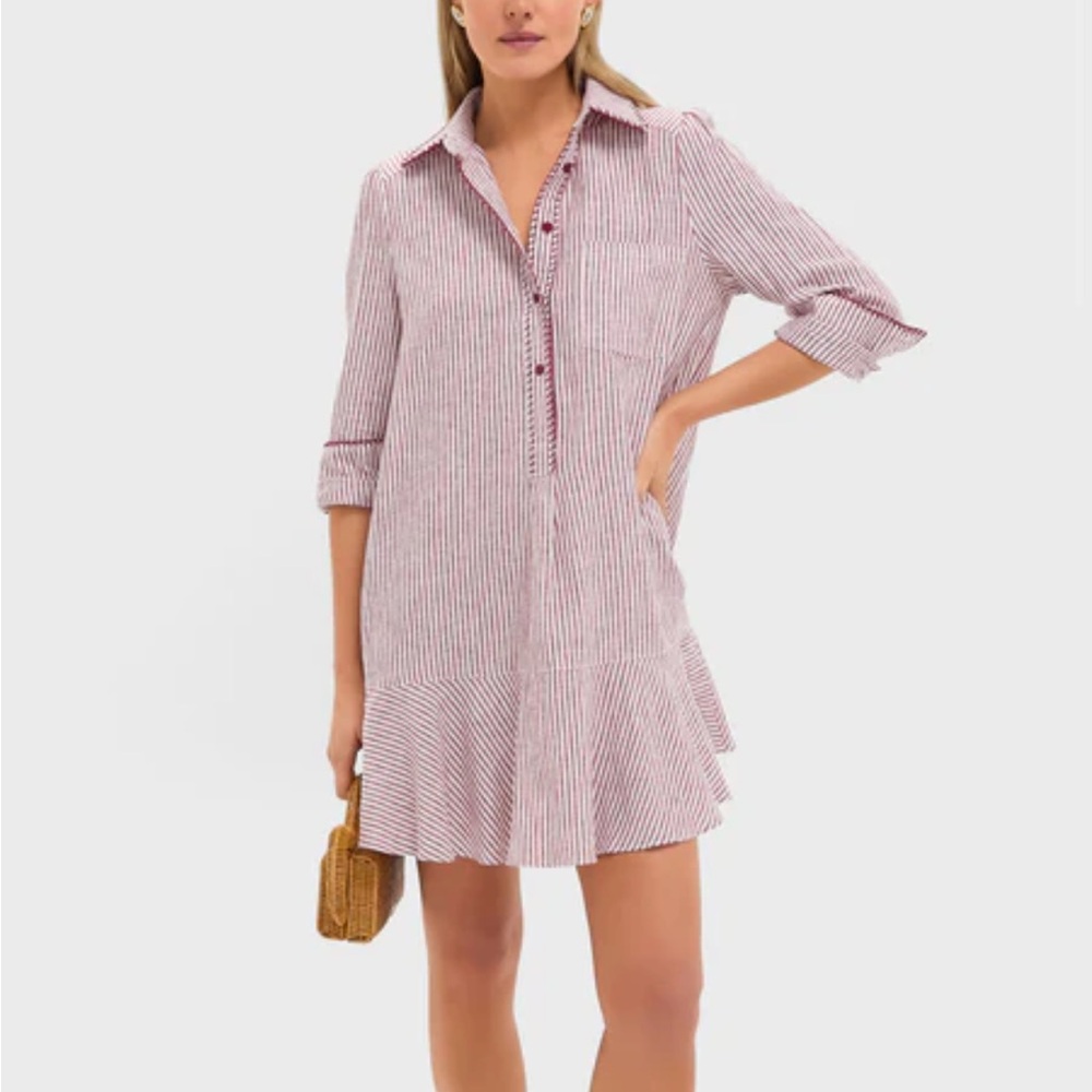 Striped Button-Up Shirt